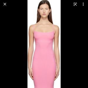 Skims Pink slip dress